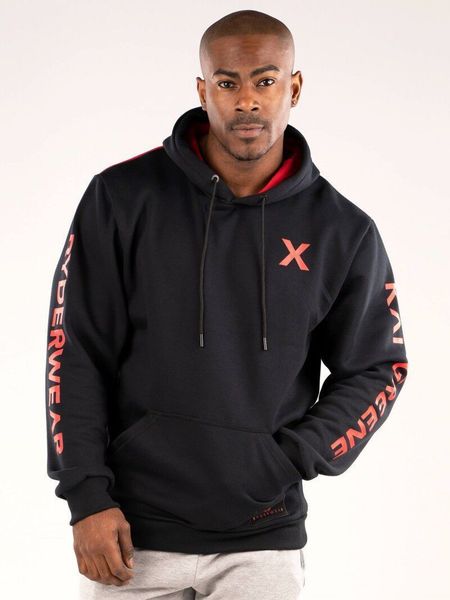 

autumn new hoodies brand clothing men hoody casual sweatshirt muscle men's loose fitness hooded jackets size m-xxl, Black