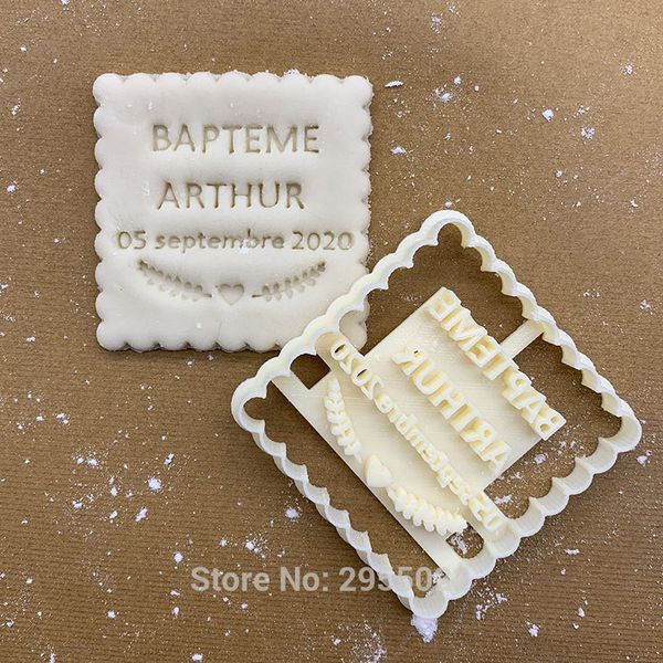

custom wedding cookie cutter, personalized cookie stamp,biscuit cutters 1019