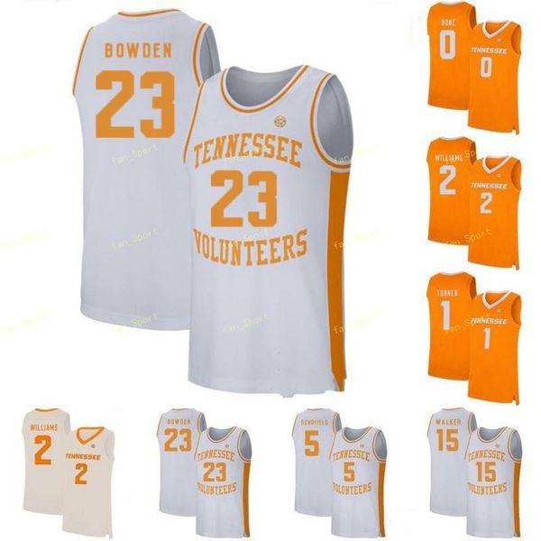 

tennessee volunteers college basketball jersey 24 lucas campbell 3 drew pember 32 d.j. burns 33 zach kent 34 brock jancek custom stitched, Black