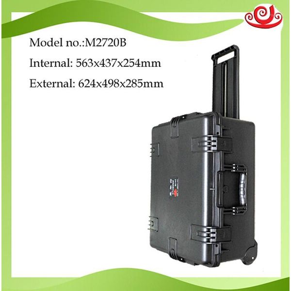 

trolley tool case toolbox waterproof safety equipment case camera box plastic sealed tool box with pre-cut foam 563*437*3231