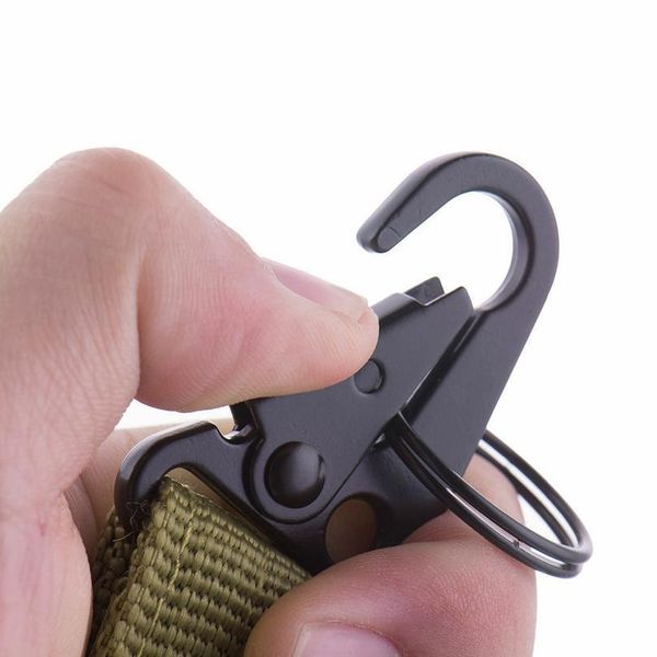 

50pcs climbing accessory outdoor carabiner strap clip nylon tactical molle backpack key hook webbing buckle hanging bel qylvmd