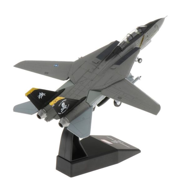 

model 1:100 scale f-14 fighter military diecast plane with stand