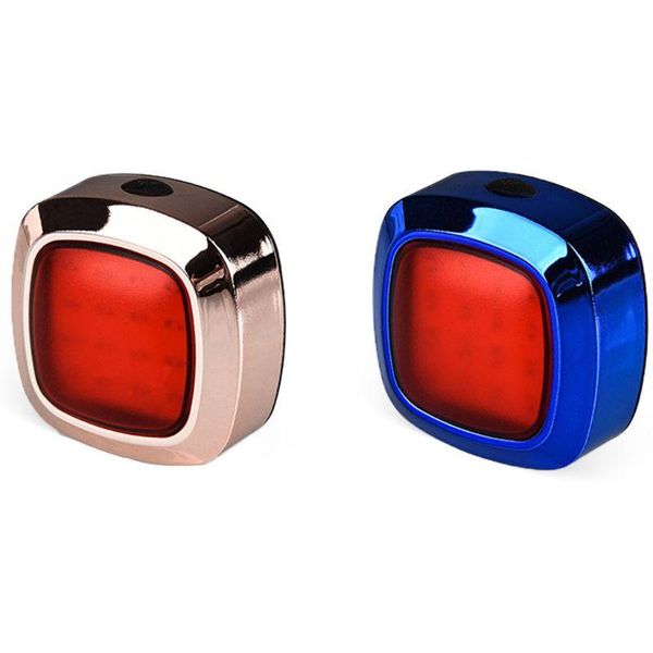 

bicycle brake tail light usb rechargeable led safety rear waterproof easy to install highlight modification repair accessories