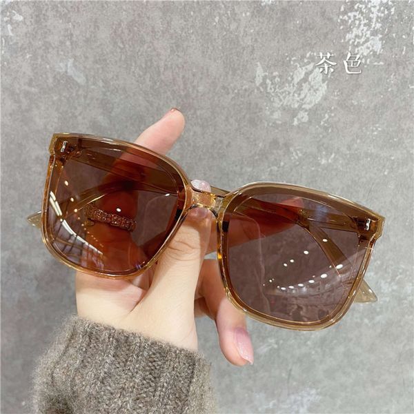 

nearsighted sunglasses female net red ins can be equipped with anti ultraviolet sunglasses round face plain face thin man, White;black