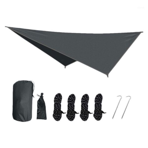 

outdoor hammock awning uv protection tent awning waterproof sunshade four-corner for camping picnic garden patio pool1