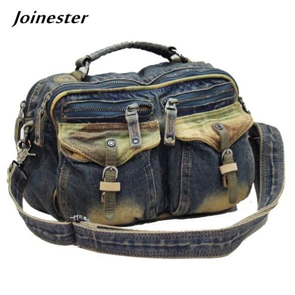 

casual denim handbags for women 2020 ladies clutch bag jeans buckle belt messenger bags crossbody womens' pouch shoulder bag c0121