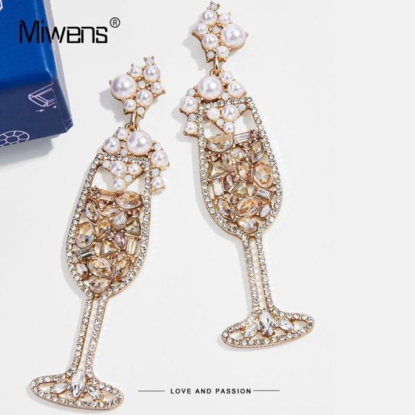 

модные hooray серьги сброса для женщин нерегулярный горный хрусталь pearl ba заявление серьги серьги ювелирные изделия девушки подарочный бу, Silver