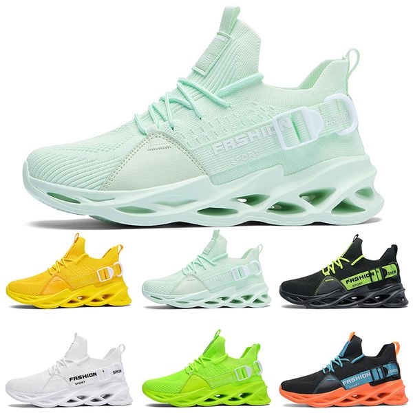 

non-brand men women running shoes black white volt yellow mens trainers fashion outdoor sports sneakers size 39-46 hiking