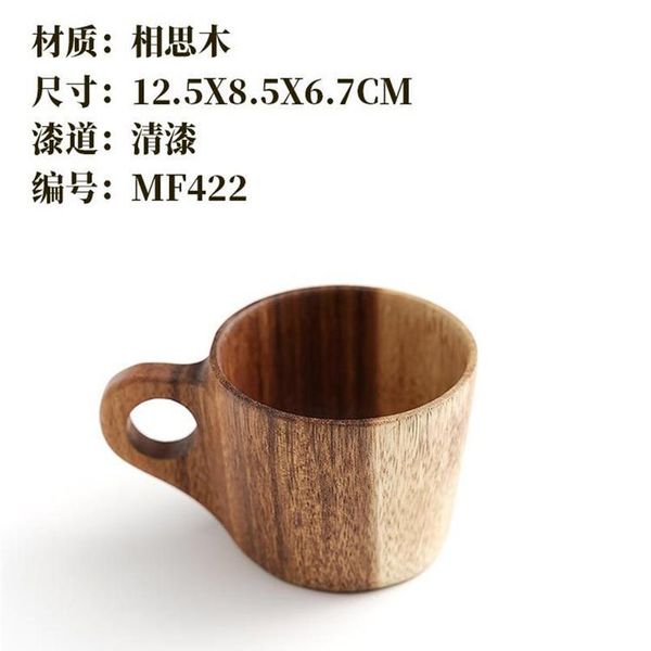 

200ml handmade natural wooden coffee cups milk tea water cup outdoor wood wine cup drinking mugs portable for ho bbykhd
