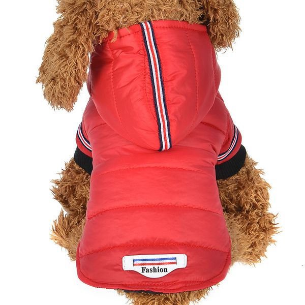 

winter warm pet dogs coat small dog clothes jacket puppy outdoor cat clothing hoodies for teddy outfit xs-xl