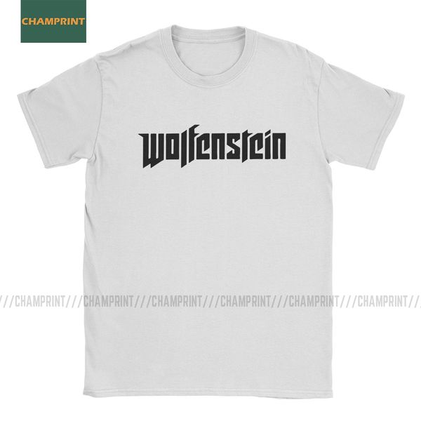

men wolfenstein t shirts game castle doom pure hipster short sleeve crewneck tee shirt 6xl t-shirts sport hooded sweatshirt hoodie