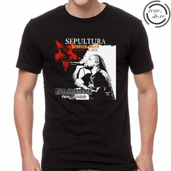

sepultura derrick green against to kairos black t-shirt size s m l xl 2xl 3xl sport hooded sweatshirt hoodie