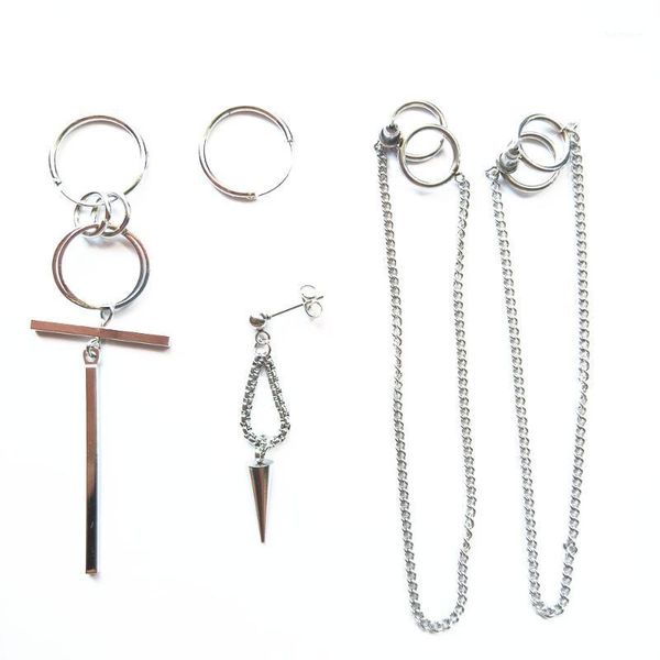 

kpop dna korean star v 5pcs/set earrings earrings long men bangtan boys stud earring for women men accessories1, Golden;silver
