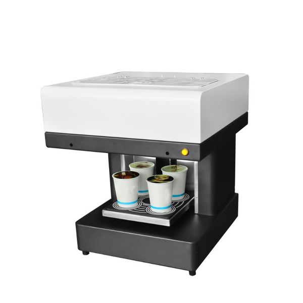

4 cups coffee printer art cake pizza bread milk biscuit pizza printer automatically print machine
