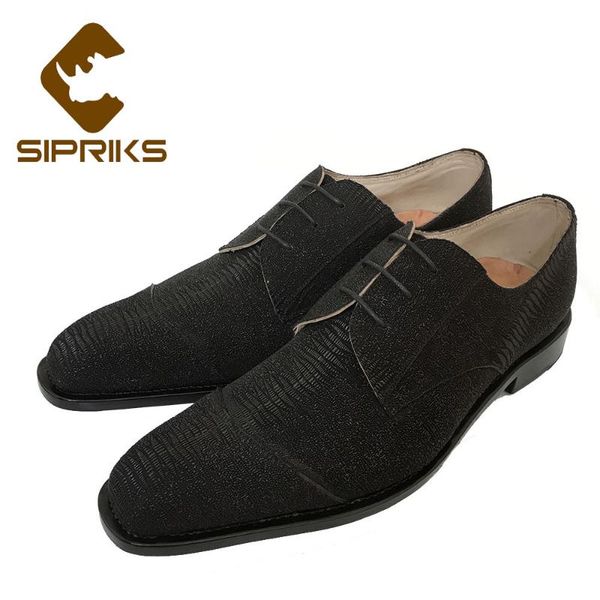 

sipriks mens cap toe formal black leather shoes italian custom sewing welt shoes party and wedding shoe grooms big size 46 47