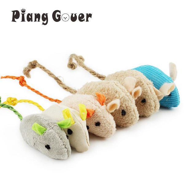 

6pcs lot random mix pet toy catnip mice cats toys fun plush mouse cat toy for kitten wmtuce dh_niceshop