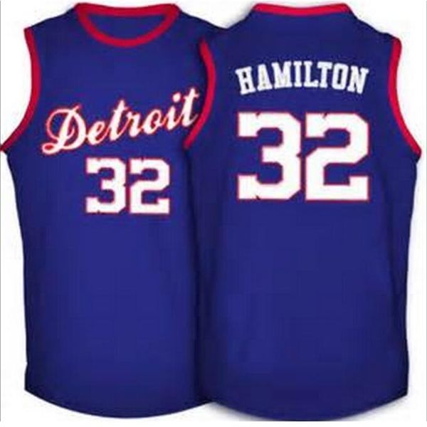 

custom 604 youth women rare # 32 richard hamilton round neck mesh college basketball jersey size s-4xl or custom any name or number jersey, Black