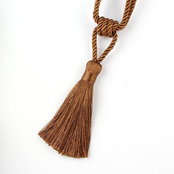 

1p curain tiebacks with tassel curtain clips rope tie backs holdbacks home accessories decorative curtain tie home decor cord h sqciln