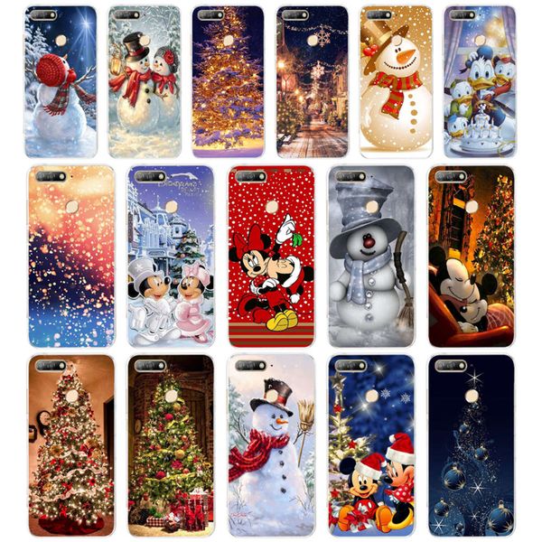 

131 inch mobile phone cover, tpu soft silicone christmas tree cover, new year, huawei honor p8 lite 7x 8x 7a pro, 5.7