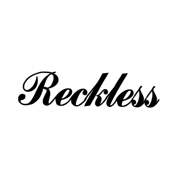 

16.1cm*4cm fashion reckless vinyl car-styling car sticker decal black silver accessories c15-2819