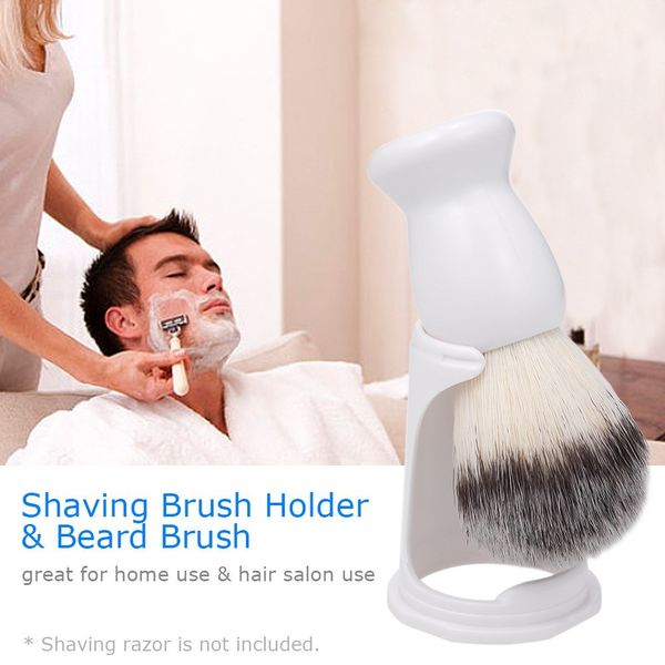 Портативные и полезные инструменты для бритья для мужской мокрое бритья Щетка подставка для волос бороды щетки