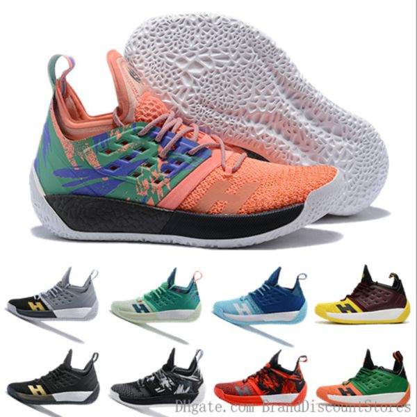 

2020 james harden vol.2 shoes mens harden 2 gold/championship mvp finals training sneakers sports shoes size 7-12