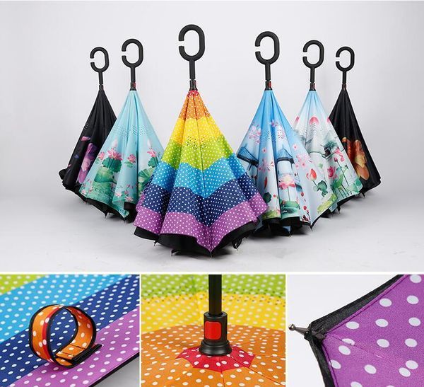 

reverse umbrellas windproof reverse layer inverted umbrella inside out stand windproof umbrella inverted umbrellas sea shi bbypfj soif