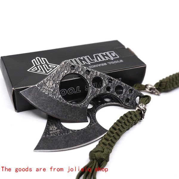 

multifunctional 2017 mini hunting hand camping new small axe pocket 3cr13 hatchet with nylon sheath outdoor knives chopper survival qynf ng
