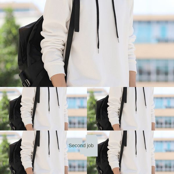 

men's pullover sweater sweater 2020 autumn fashion hooded long sleeve dress for boys handsome korean new fashion pullover men's we, Black