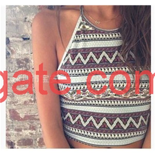 

6-color 4-size fashionable printed vest special price is not refundable, White;black