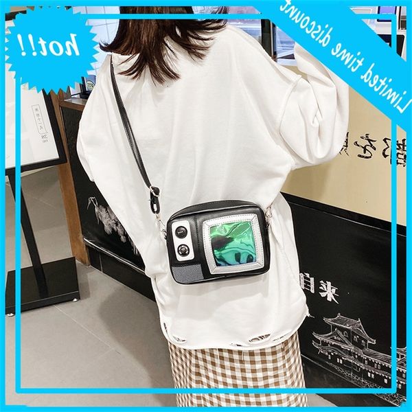 

harajuku ins soft girl tv personality laser bag