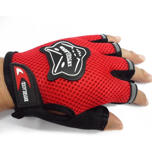 

children kids bike gloves half finger breathable anti-slip for sports riding cycling nov99, Blue;gray
