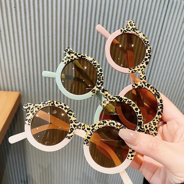 

yameize fashion retro round kids brand designer children sunglasses boys girls baby outdoors goggle shades eyewear, White;black