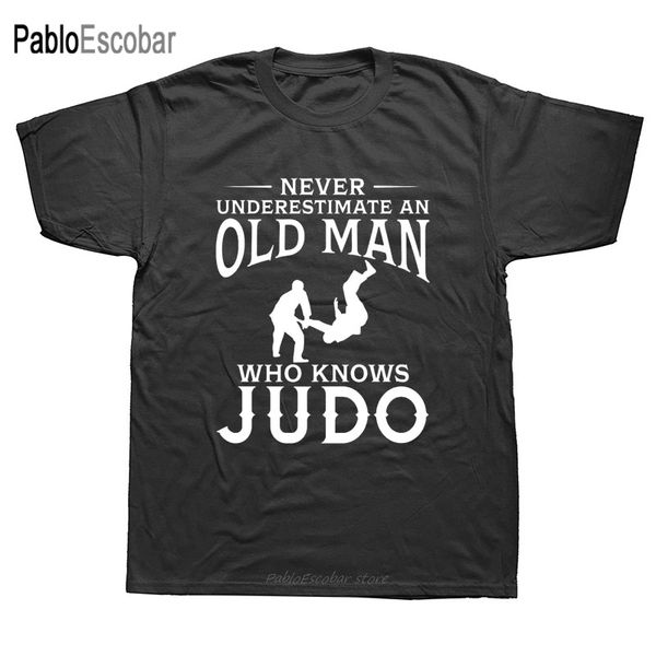 

never underestimate an old man who knows judo male casual short sleeve round neck plus size hoodie designers t shirts sweatshirt