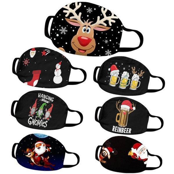 

1pcs рождество mscara masques оголовье шарф печати resue дышащий многоцелевой face cover многократное маска маска для лица #