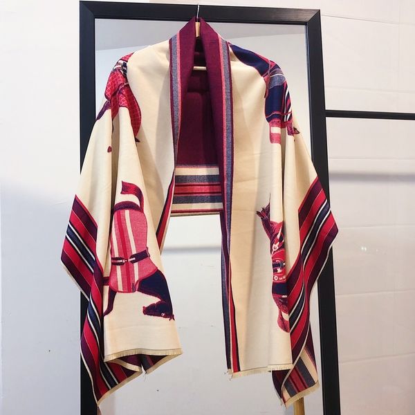 

h7ju fashion print scarf shawl wraps silk cx200728, Black;white