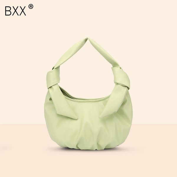 

[bxx] solid color designer luxury women's small totes 2021 fashion pu leather shoulder handbags and purses hq424