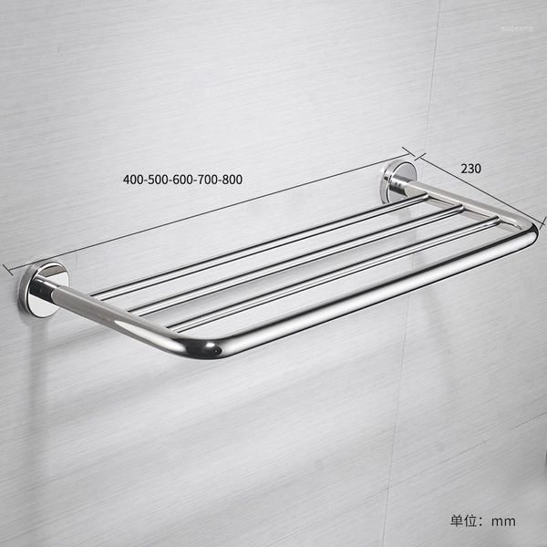 

towel racks 40cm/50cm /60cm 70cm/80cm/ single fixed bath holder polished stainless steel brief styletowel rack for bathroom accessory1