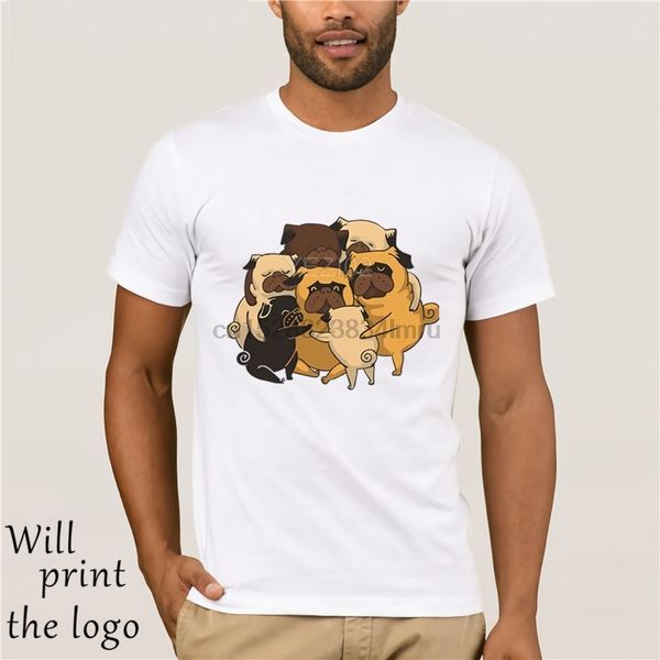 

casual pugs group hug cotton round collar dog hug lady plus size s hoodie designers t shirts sweatshirt