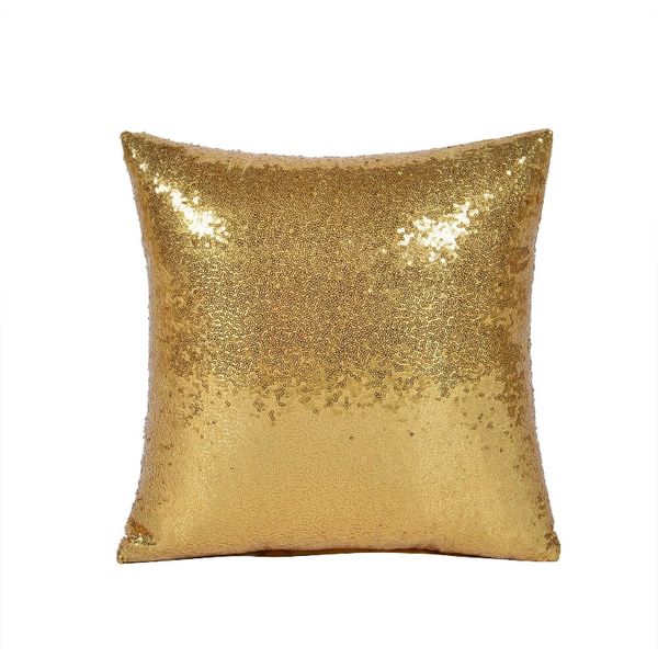 

11 colors glitter sequins pillow case solid color cushion home car comfortable decor waist cushio jllxqx ladyshome