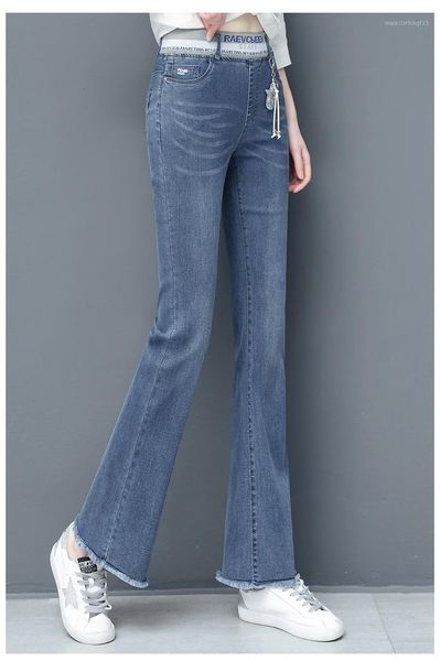 

women's jeans women's straight loose wide-leg pants1, Blue