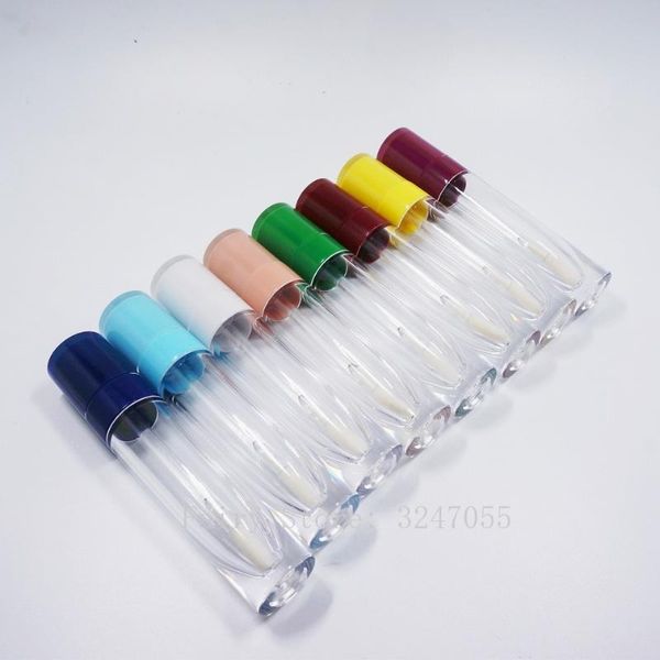 

storage bottles & jars 1/2/5pcs 8ml empty lip gloss tube plastic lipgloss bottle cylinder small wholesale containers