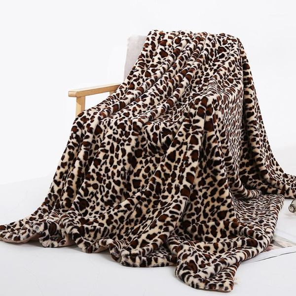 

faux fur throw super soft plush chic blanket warm bed cover 130x160cm/160x200cm1