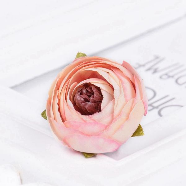 

5pcs/lot mini rose tea buds artificial flowers wedding home decoration diy craft wreath gift valentines day decor fake jllbap