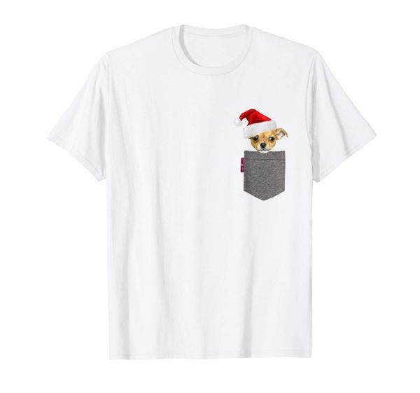 

funny chihuahua in a pocket cute christmas new arrival summer trendy hip hop short sleeve graphics sport sweatshirt hoodie t shirt
