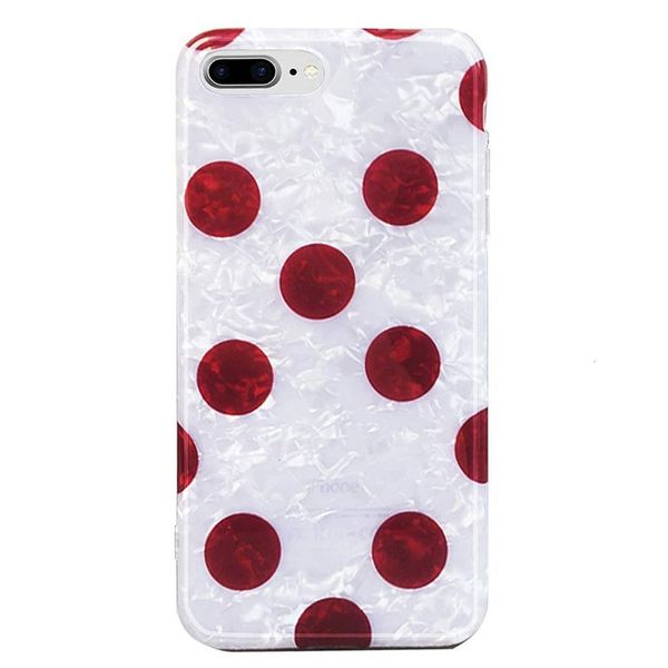 

suitable for vip 7p / 8p beautiful pattern shell red dot universal tpu c
