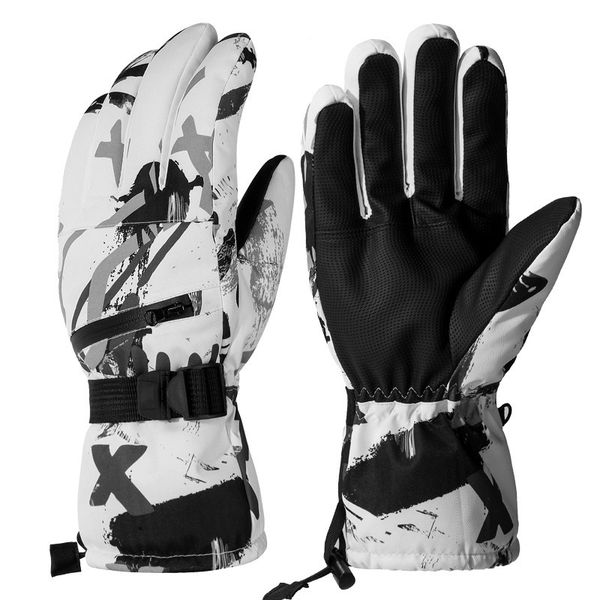 

winter ski thermal men women outdoor warm thicked plus velvet windproof non-slip waterproof touch screen gloves dha1708