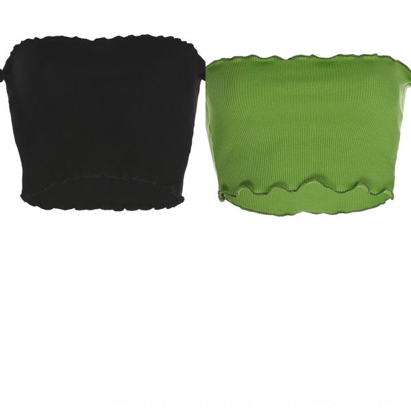 

2020 women's long sleeve new fashion ruffled and bottomlower package lower packageone shoulder long sleeve bottom women ready t, White