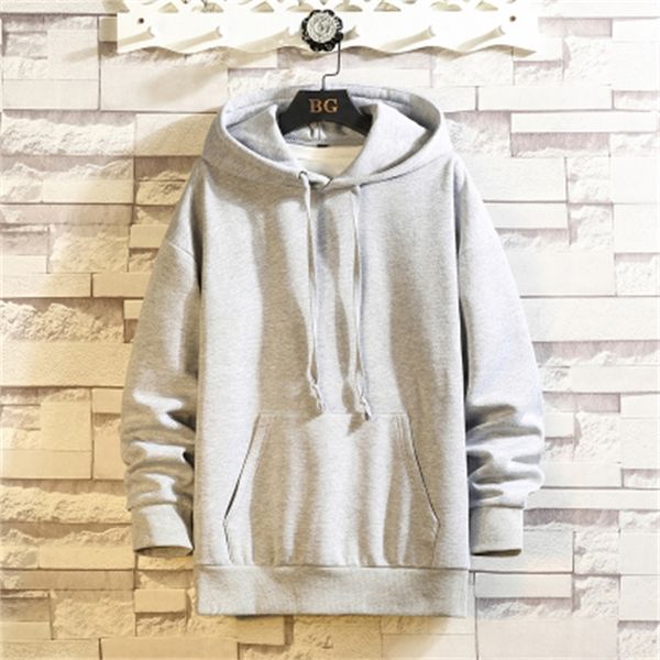 

2021 new punk streetwear autumn loose spring down gray male hoodie black hip hop long sweater hoodies clothes cbok