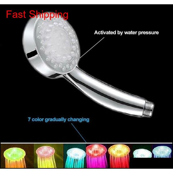 

ninth world matic 7 color changing handheld water-saving colorful led shower head round qylxkk packing2010